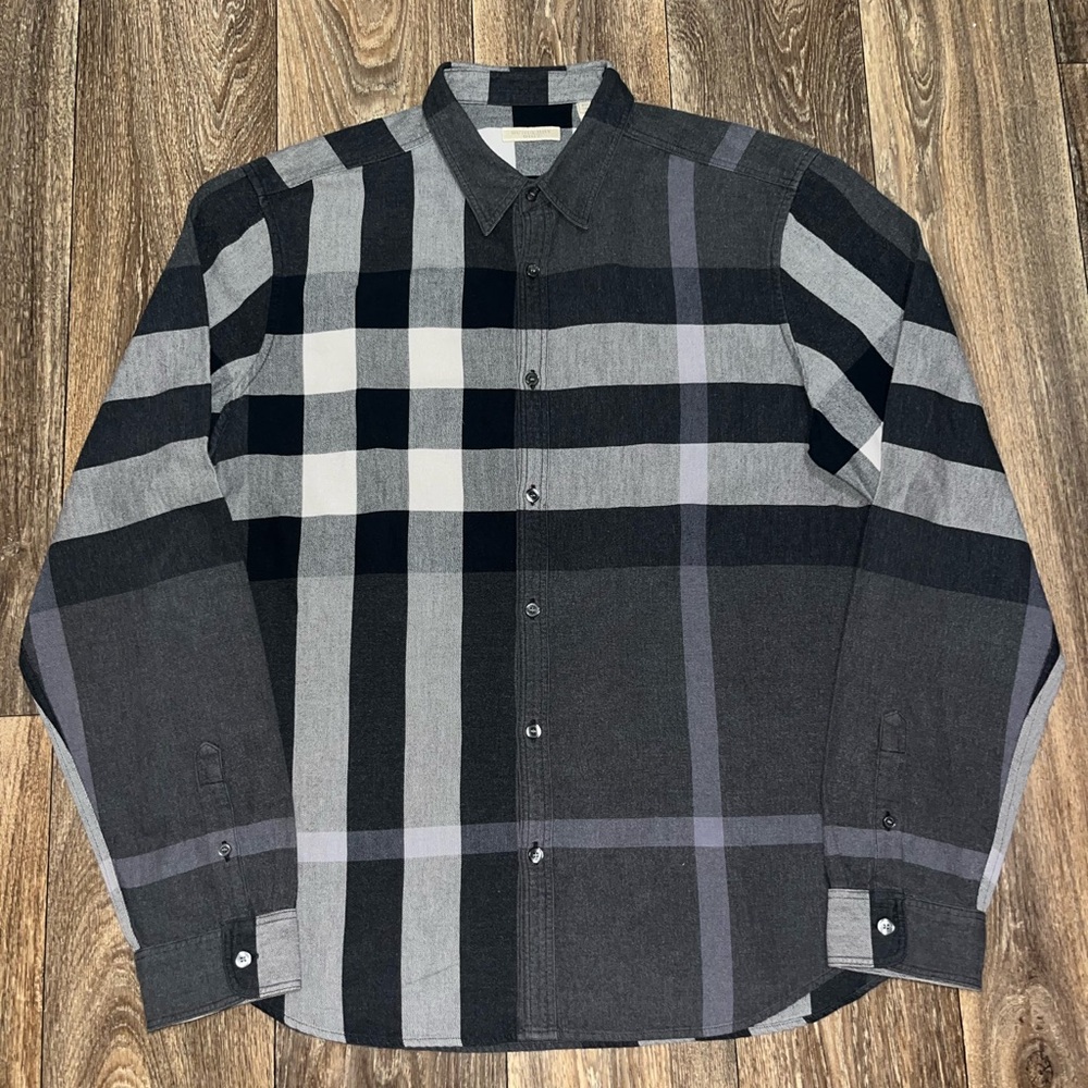 Burberry Nova Check Heavy Button Down Shirt